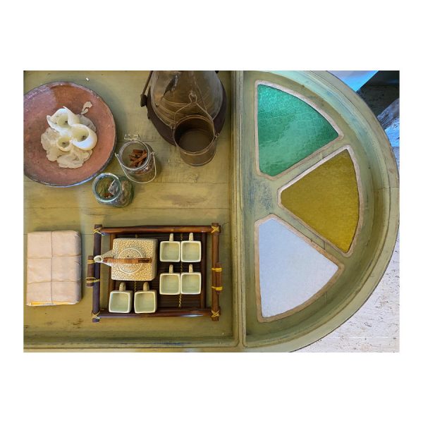 Old Windows Green Coffee Table - Image 6